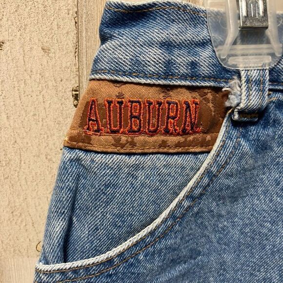 Shorts Lugene Auburn logo by stony jeans size 13/14 - Picture 2 of 7